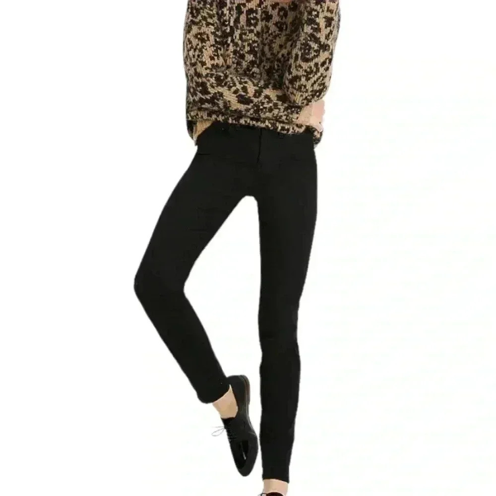 Madewell Black 9” High Rise Skinny Jeans